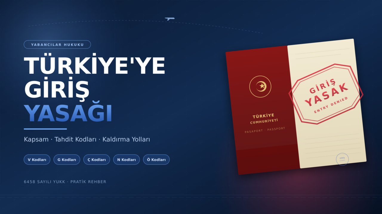GİRİŞ YASAĞI – TÜRKİYE’YE GİRİŞ YASAĞI NASIL KALDIRILIR ?