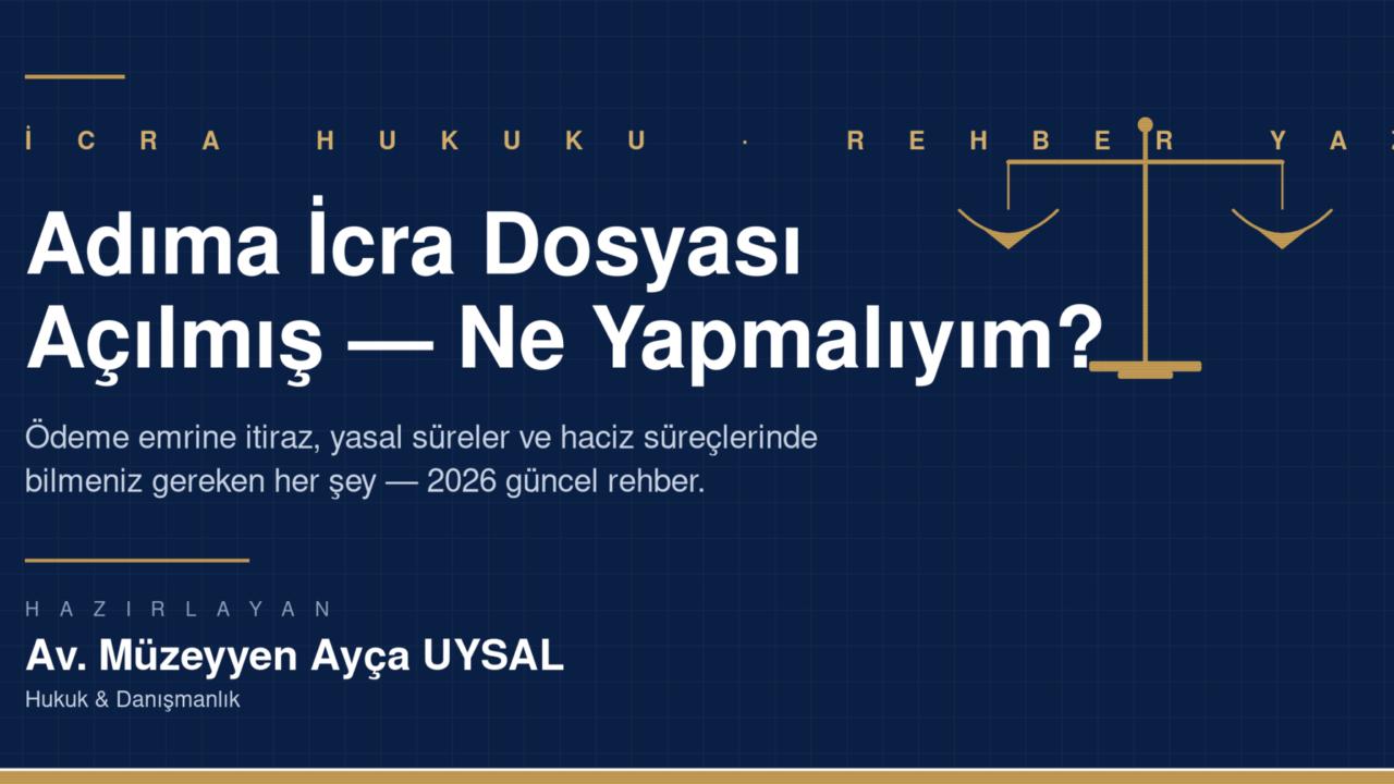 ADIMA AÇILAN İCRA DOSYASINA KARŞI NELER YAPABİLİRİM ?